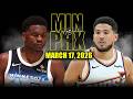 Minnesota Timberwolves Vs Phoenix Suns Full Game Highlights March 17 2026 NBA Season