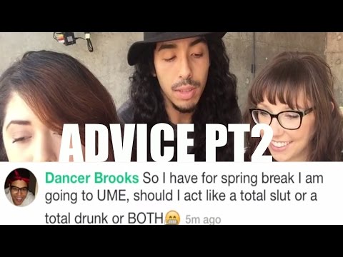 SPRING BREAK ADVICE