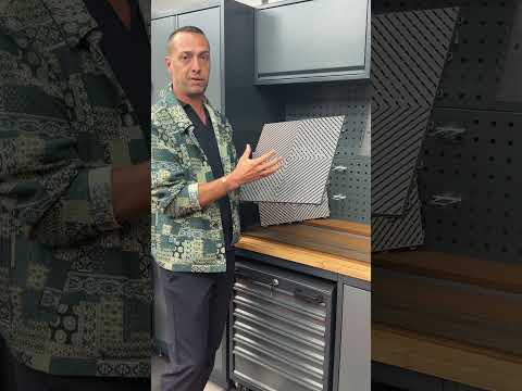 Dalle de sol garage et terrasse polypropylène effet damier renforcée pour l’intérieur et l’extérieur