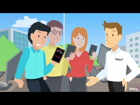 La vidéo en motion design Toolearn pour présenter la nouvelle application de TELKEA TELECOM