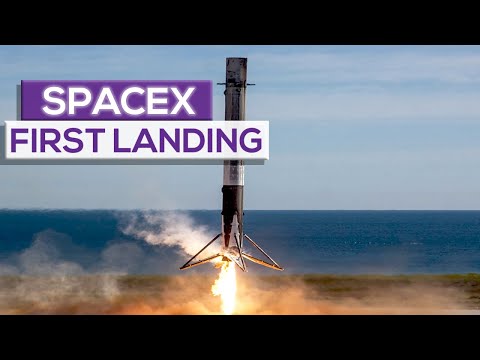 SpaceX Launch System First Land Landing Part 1
