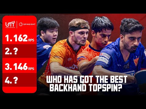 Which UTT star has the best Backhand Topspin? | UTT x @spinsightesndigital9262