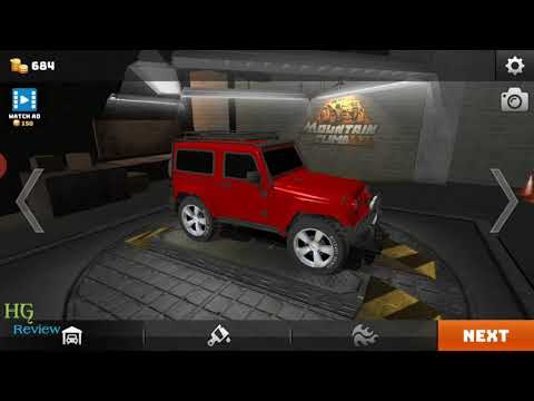 Mountain Climb 4x4 # 5 Level 1 - 15 Red Jeep Offroad Hill Driving   Android GamePlay 3D