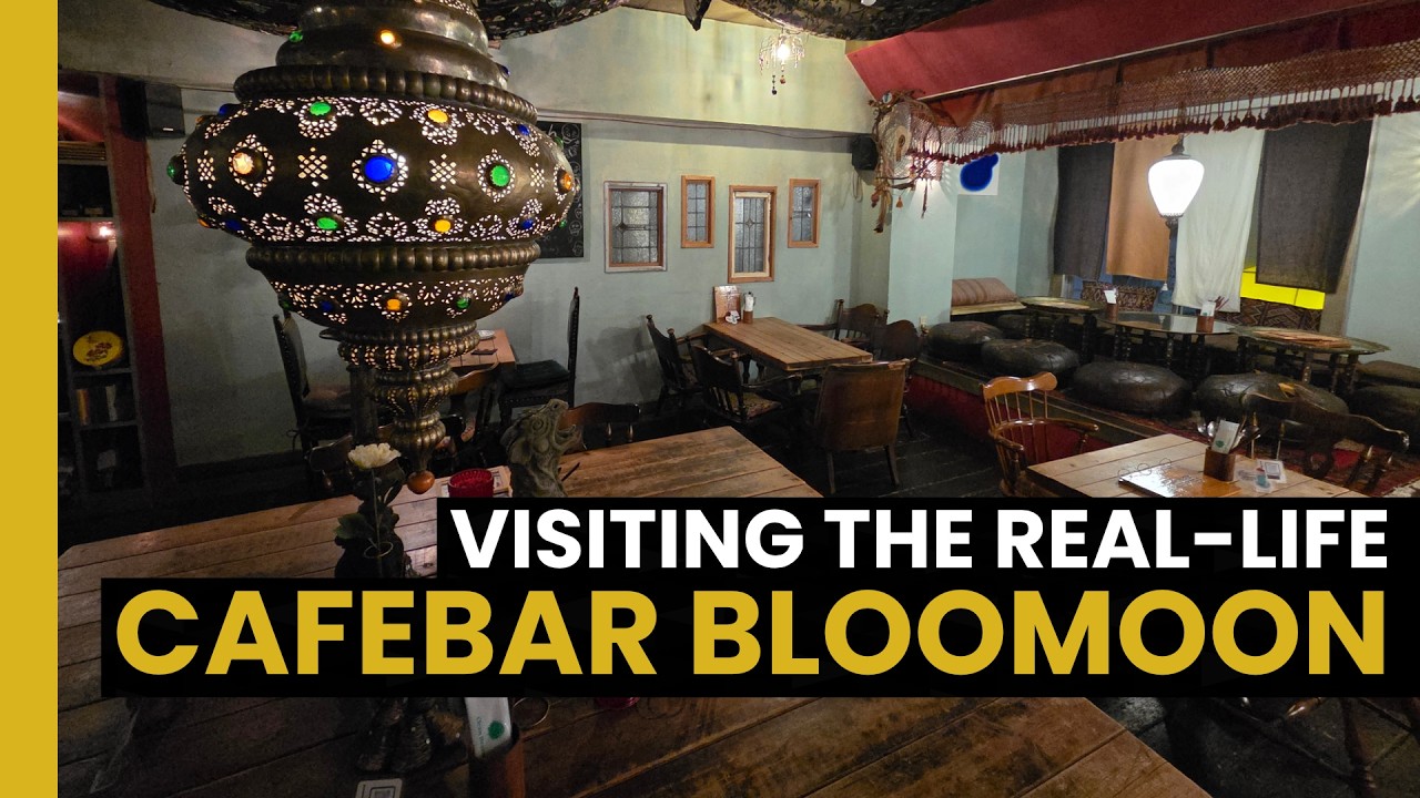 Visiting the real-life Cafebar Bloomoon from Occultic;Nine