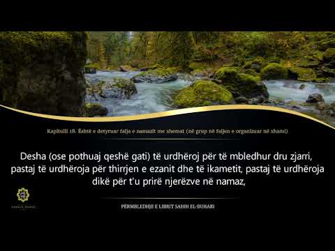 Sahih Buhari - Hadith 381 - Është e detyruar falja e namazit me xhemat (në grup në faljen e ..