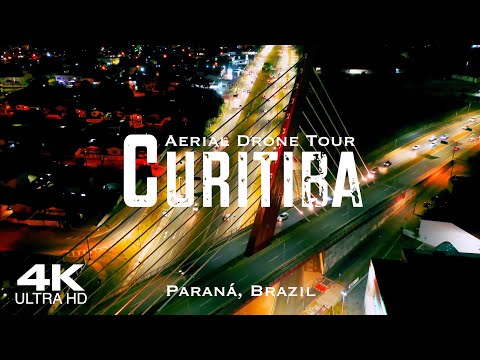 CURITIBA 2023 🇧🇷 Drone Aéreo 4K | Paraná Brasil Brasil