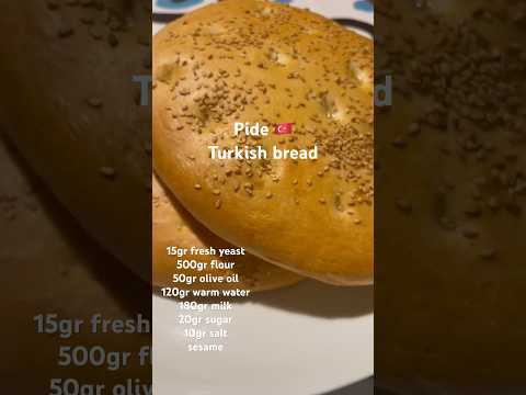Pide🇹🇷 #turkishbread #turkishfood #bread #breadrecipe #pide #panefattoincasa #cooking #recipe #eat