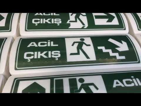 Sesli / Işıklı / Anonslu Acil Çıkış Yönlendirme Levhaları