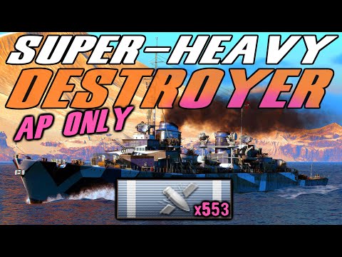 ELBING: Super heavy DESTROYER =) World of Warships