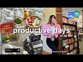 8AM PRODUCTIVE days in my life!☕️ slow & cozy mornings, bookstore shopping, & healthy habits!