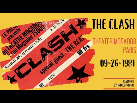 The Clash Mogador Theatre Paris 092681 RESTORED