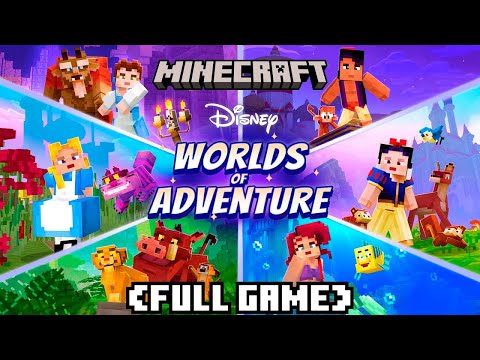 Minecraft x Disney Worlds of Adventure DLC - Full Gameplay Playthrough (Full Game)