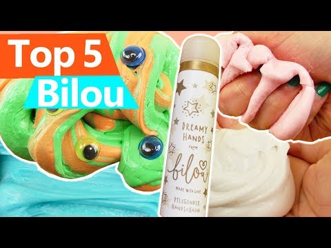 Top 5 Bilou | Bilou Schleim | Duschknete | gruseliger Halloween Schleim