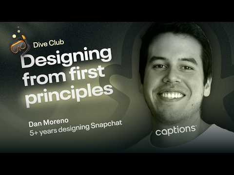 Challenging the status quo as a designer - Dan Moreno (Dive Club S8