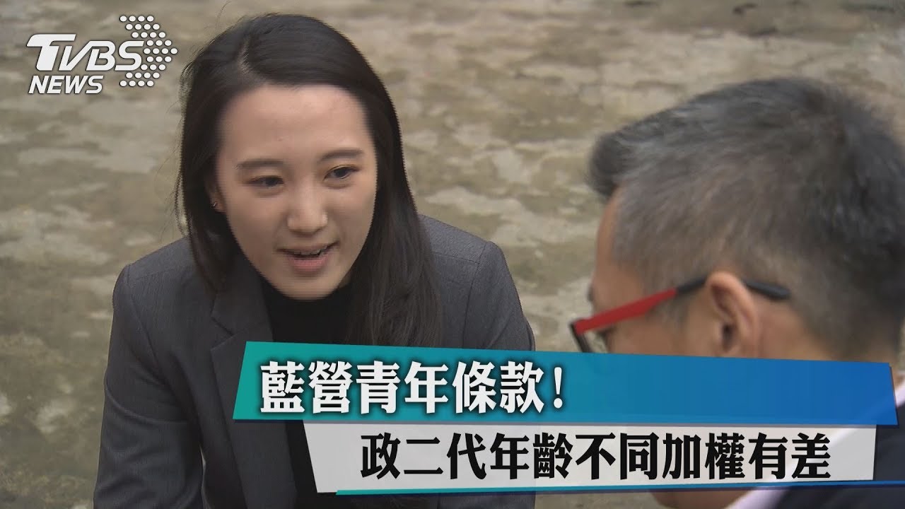藍營青年條款！　政二代年齡不同加權有差