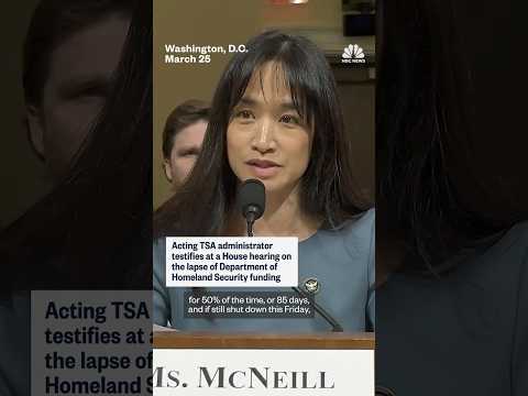 Acting TSA administrator testifies at a House hearing on the lapse of DHS funding