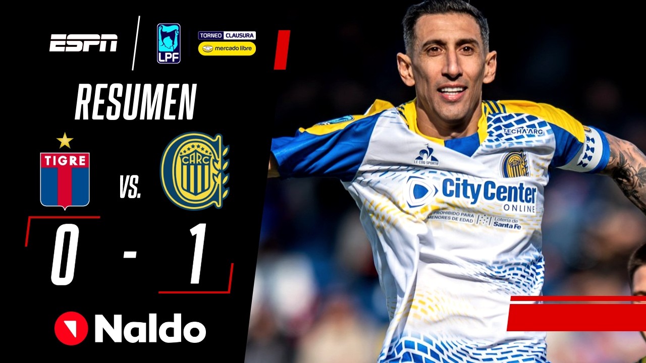 DI MARÍA METIÓ EL PENAL Y EL CANALLA SIGUE DANDO PELEA | Tigre 0-1 Rosario Central | RESUMEN
