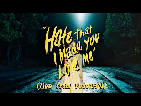 Ariana Grande - hate that I made you love me (live from rehearsal)