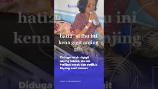 Download lagu Diduga telah digigit anjing rabies, ibu ini terlihat sesak dan sedikit kejang saat minum mp3