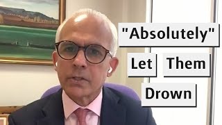 Ben Habib Responds With Absolutely To Question About Refugees Drowning In The Sea!