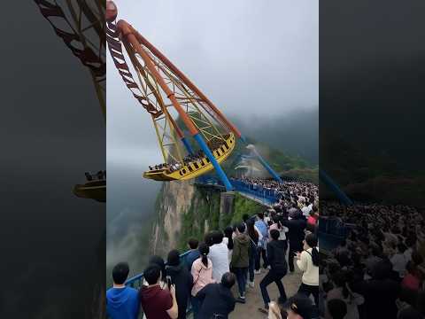 💀 Sky Viking SNAPS Mid-Air — Riders SCREAM and Flee Off Cliff #shorts