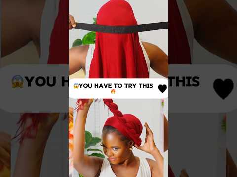 Scarf Tutorial 🔥 So beautiful #beauty #turban #scarf #fashion #headwrap #Shorts  #fyp