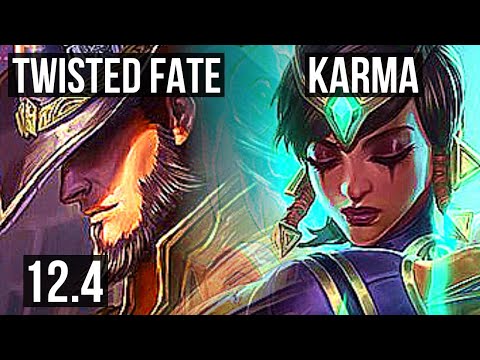 TWISTED FATE vs KARMA (MID) | 4.4M mastery, 12/1/7, Legendary | EUW Diamond | 12.4