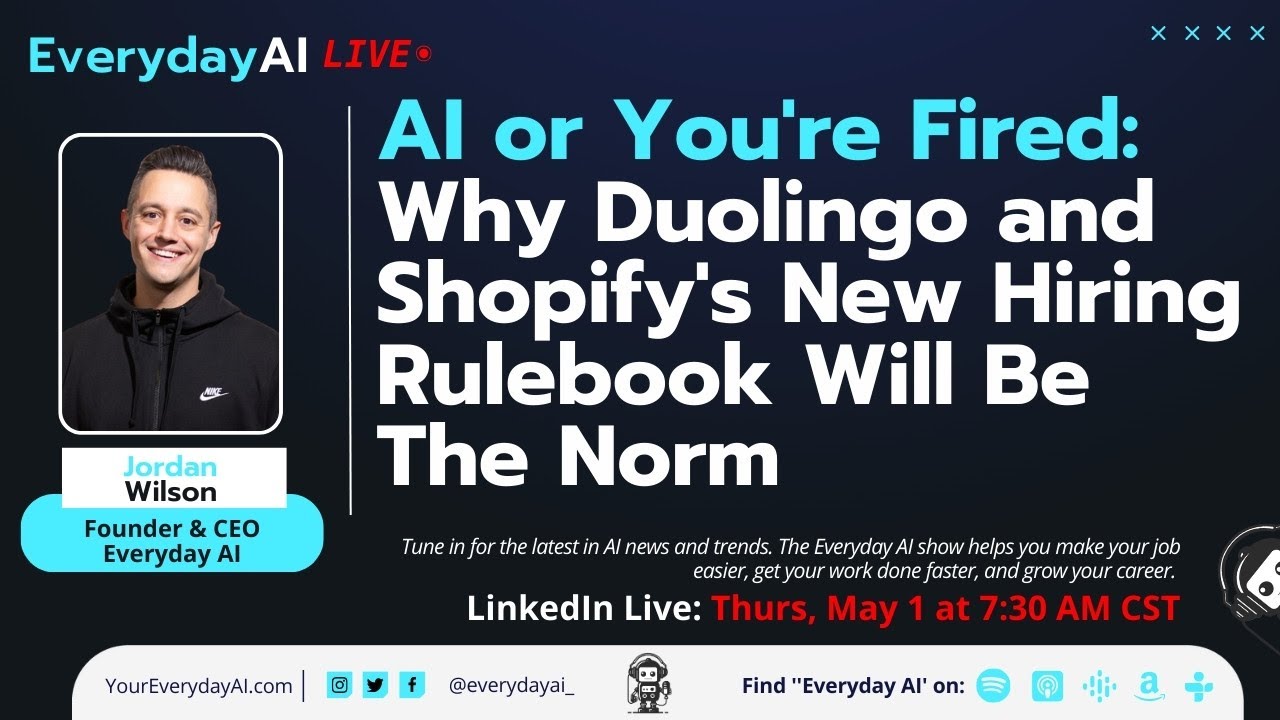 AI or You're Fired: Why Duolingo and Shopify's New Hiring Rulebook Will Be The Norm