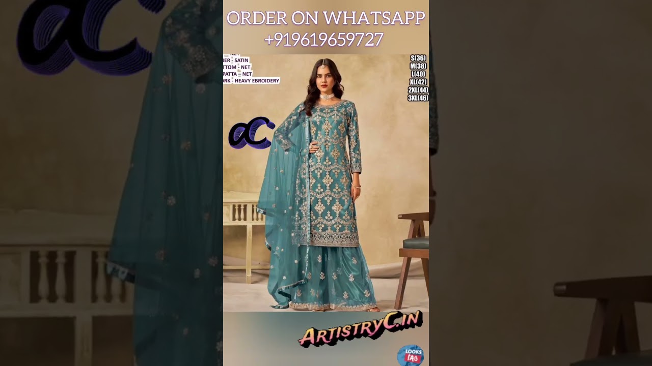 Janhvi Kapoor Inspired Viral Sheer Net Sharara – ArtistryC Glam Collection