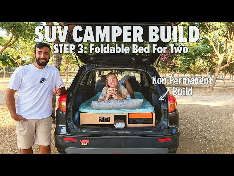 Ultimate SUV Foldable Bed: Camp Anywhere! | DIY Car Camper | Ep. 3