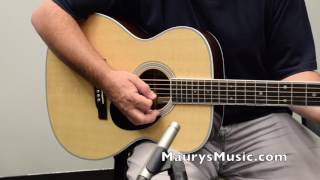 Video thumbnail for The Martin OM-35E at MaurysMusic.com by Maury's Music