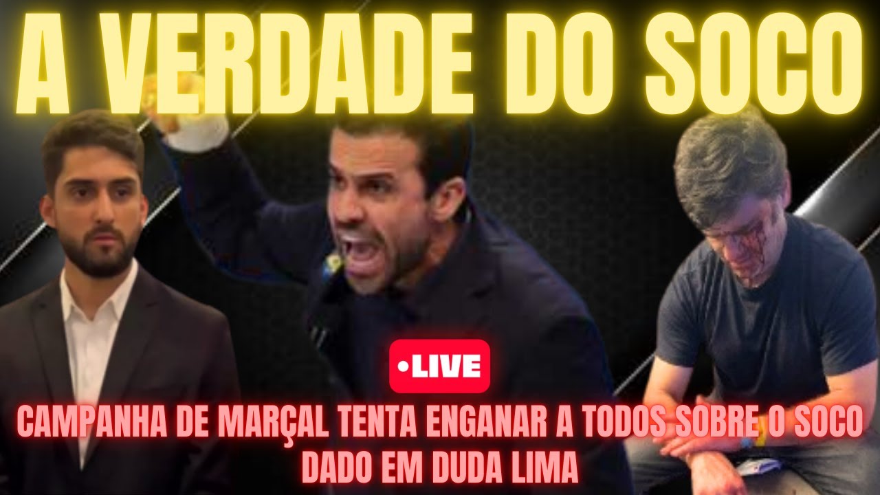 CAMPANHA DE MARÇAL TENTA RELATIVIZAR O SOCO DADO EM DUDA LIMA