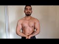 Natural Bodybuilder Posing Week 7 Cutting progress