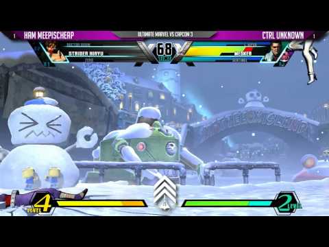 MeepIsCheap VS. CTRL Unknown - Xanadu Games Monthly - UMVC3 Grand Finals - 3/8/2014 - @airjuggle