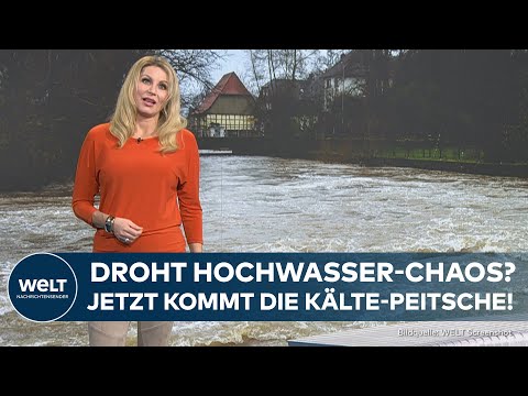 WETTER: Auf Regen folgt Schnee! Was bedeutet das für die Hochwasser-Lage in Deutschland?
