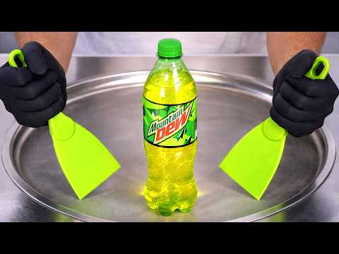 Mountain Dew — Ice Cream Rolls | Satisfying Visual ASMR