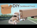 How To Make A Truck At Home Easy DIY Cardboard Truck