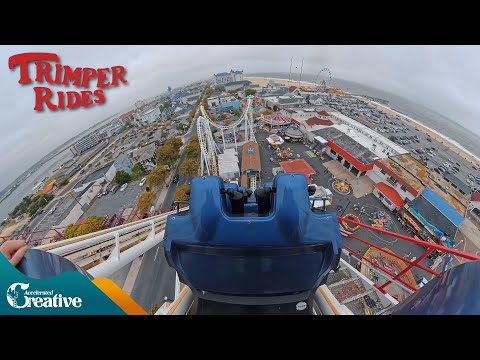 Back row point of view footage of Tidal Wave