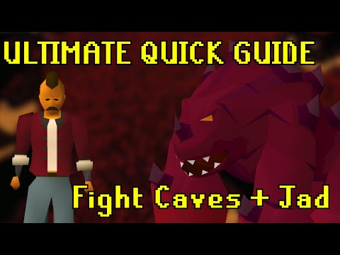 OSRS Quick Guide Fight Caves + Tz-Tok-Jad FOR NOOBS EASY FIRECAPE