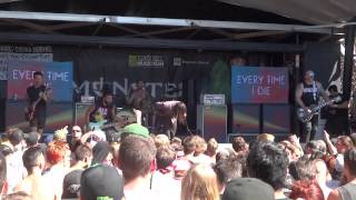 Every Time I Die - The New Black &amp; If There Is Room To Move, Things Move - Warped Tour - 07.06.14