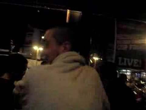 Walkabout Blackpool pyjama party Bankxy dancing!!