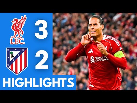Liverpool vs Atletico Madrid (3-2) Highlights | UEFA Champions League 2025/26