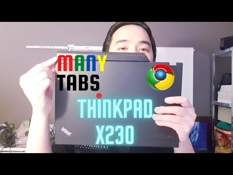 Open MANY Google Chrome Tabs on 2012 ThinkPad X230 in 2020 | Dr Cat Can Code