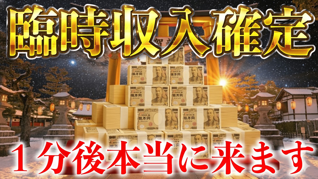 【緊急事態】1分後に電話が鳴ります。それは宇宙銀行からの入金通知です。※無視厳禁