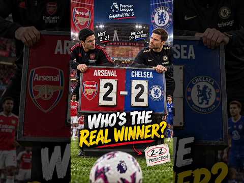 Arsenal vs Chelsea 😂 The 2–2 Prediction REFUSED to Change!