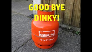 Discontinued CALOR gas bottle- easy exchange!