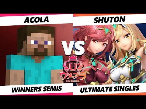 Umebura 9 Winners Semis - Acola (Steve) Vs. Shuton (Pyra Mythra) SSBU Ultimate Tournament