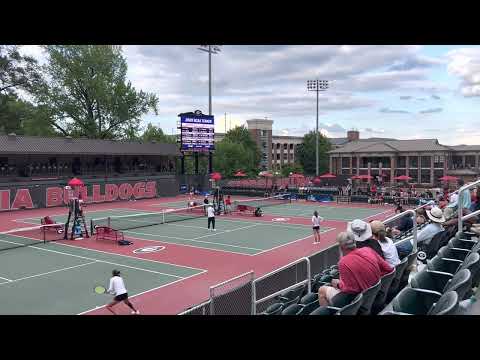 Mell Reasco Clinches UGA NCAA Women’s Match Against Florida State