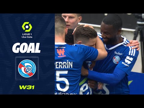 Goal Kévin GAMEIRO (26' pen - RCSA) RC STRASBOURG ALSACE - AC AJACCIO (3-1) 22/23