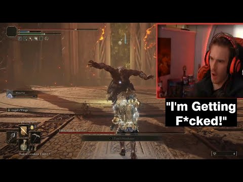 PewDiePie Vs Godfrey (Hoarah Loux) Boss Fight - Elden Ring